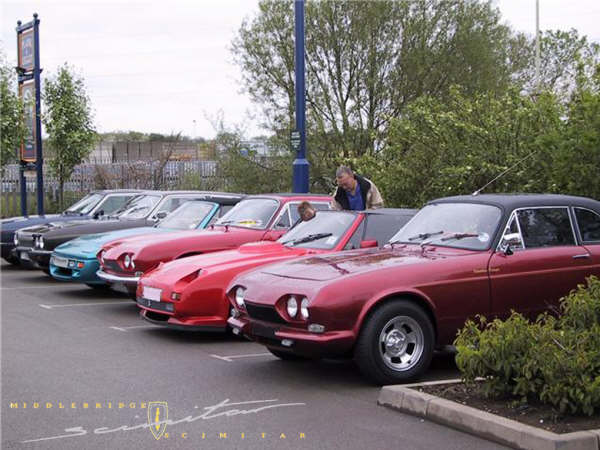 cars on display