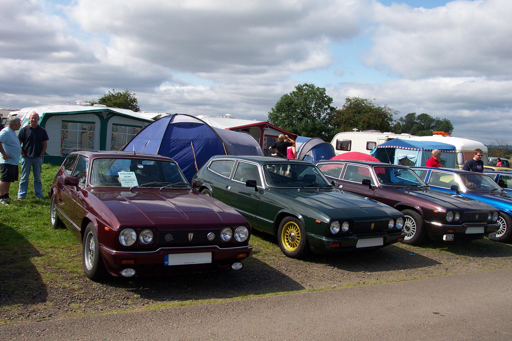 Cars on display