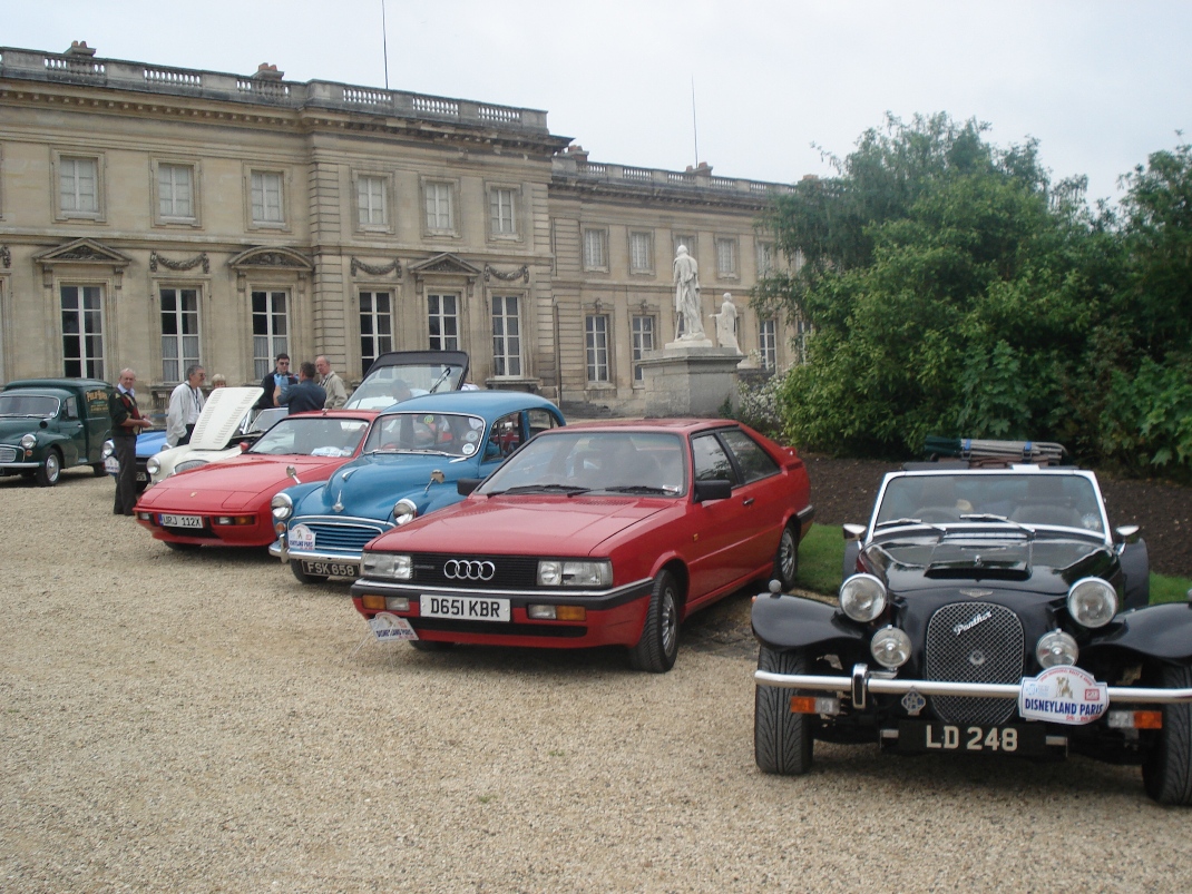 Cars on display