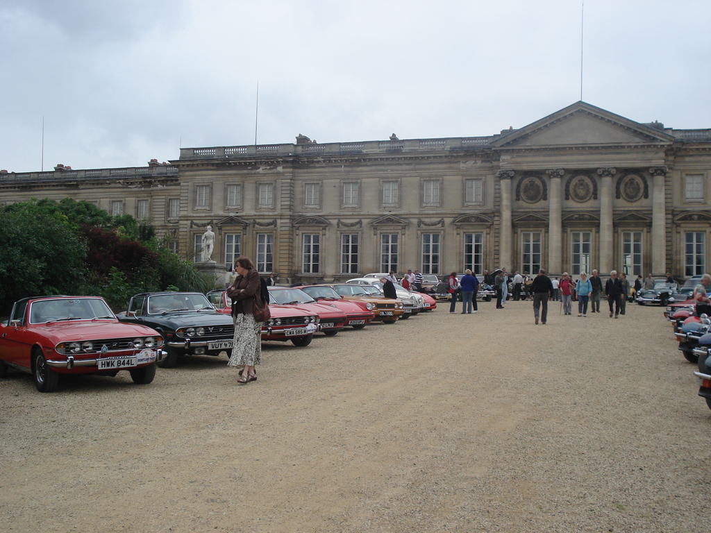 Cars on display