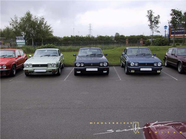 cars on display