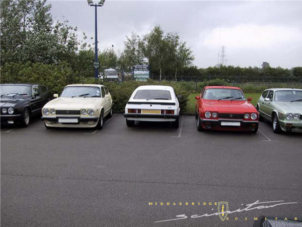 cars on display