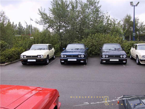 cars on display